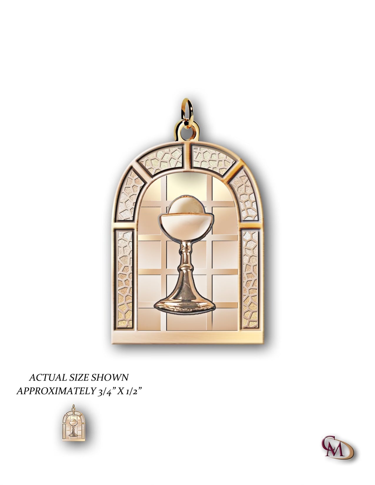 Charm - Regis Chapel Window with bracelet