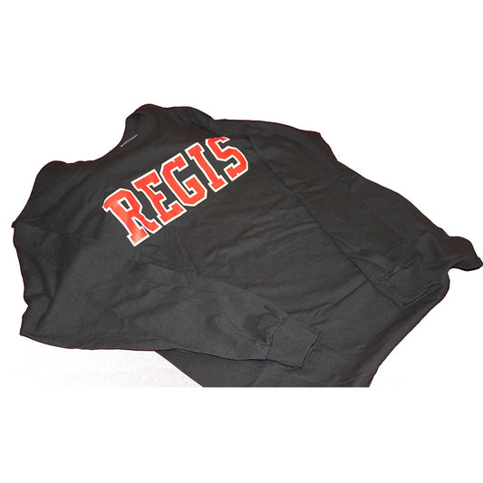 T-Shirt - Long Sleeve with Block Letters - Black