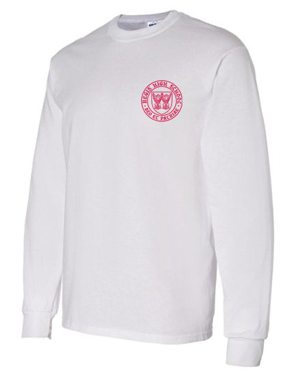 T-Shirt - Long Sleeve with Seal - White
