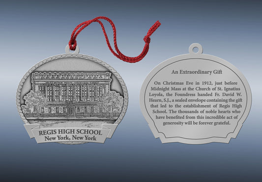 Christmas Ornament - Pewter Building Facade